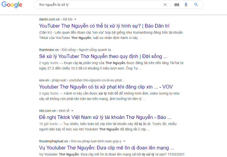 chủ kênh youtube Thơ Nguyễn bị phạt